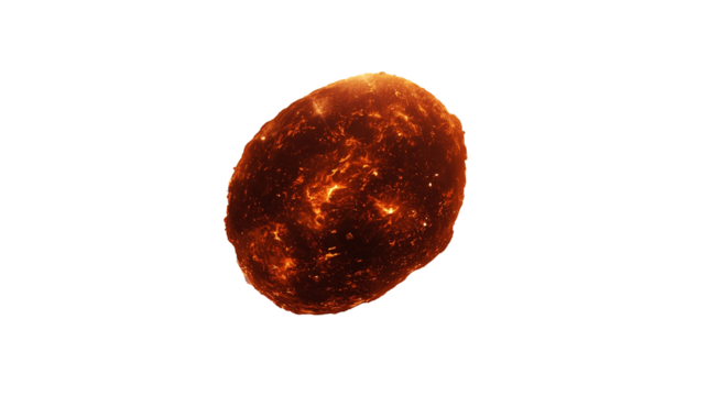 Massive fiery asteroid entering Earth’s atmosphere at high speed, glowing with intense orange flames and molten rock fragments