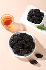 Dried Black Jujube Dates from Xinjiang China with Tea - Healthy Organic Snack Food