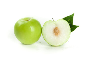 Fresh Green Jujube Fruit Whole and Half Cut Asian Date Taiwan Yunnan Produce