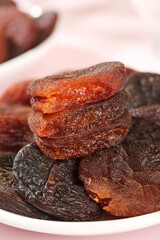 Xinjiang Dried Candied Apricots - Traditional Chinese Preserved Fruit Snack in Bowl