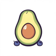Healthy Food Illustrated Icons