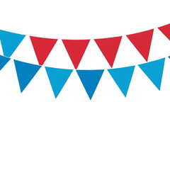 Obraz premium Colorful Party Bunting Flags