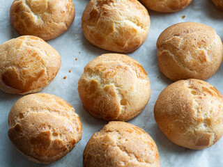 baked choux pastry