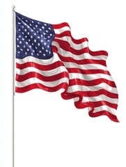 Obraz premium flag american vector icon illustration design template no logos no brands ar 34