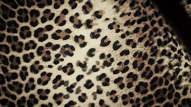 Tan Background with Leopard Print Texture Pattern Design Animal Print Fabric