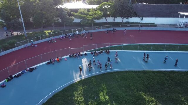 Entrenamiento en Patines, rollers, patin en linea, deporte  