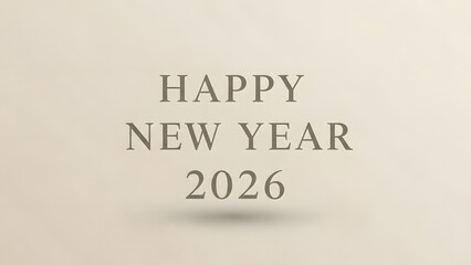 Celebrate the upcoming year with this elegant Happy New Year 2026 message for modern invitations and seasonal greetings