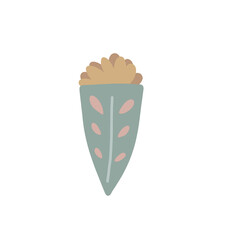 Minimal Pastel Christmas Elements | Hand-Drawn Cute Holiday Clipart Set
