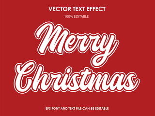 \Merry christmas editable text effect