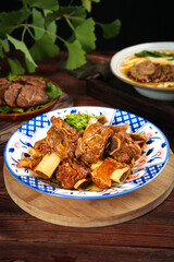 Braised Chinese Beef Steak with Potatoes
