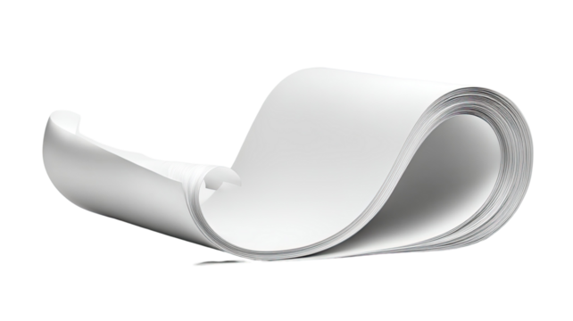 smooth flowing abstract blue shape with soft curves and modern fluid design isolated on white background - Powered by Adobe