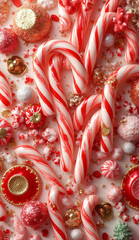 Fototapeta premium red christmas background