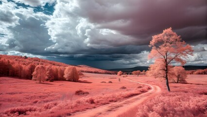 Cotton Candy Skies Over a Ghostly River Valley
Infrared Wyoming: A Dreamlike Storm Approaching