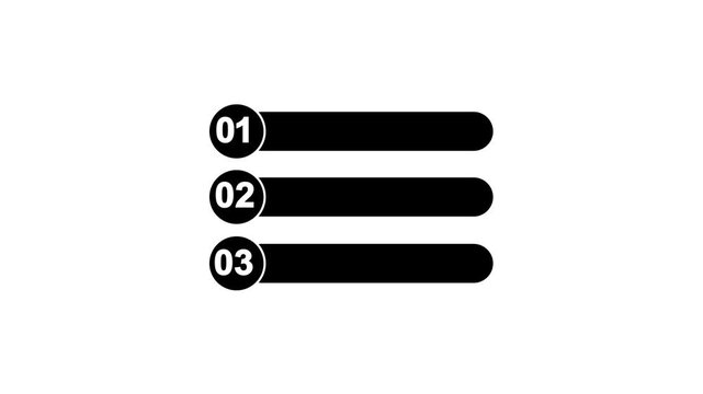 Quiz template with option selection animation on white background, question answers template, test and quiz concept, quiz game.Quiz template challenge with option selection.