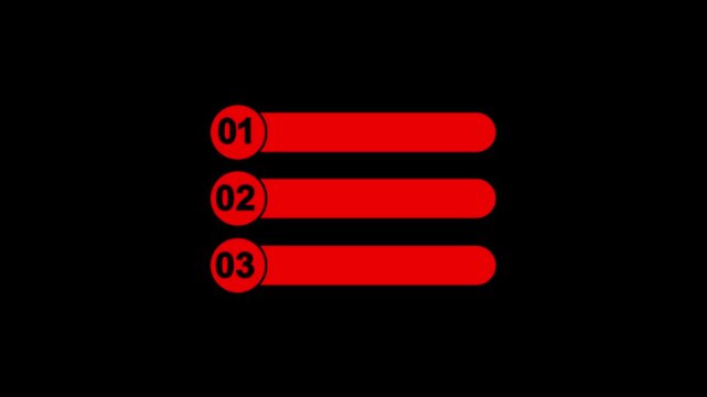 Quiz template with option selection animation on black background, question answers template, test and quiz concept, quiz game.Quiz template challenge with option selection.