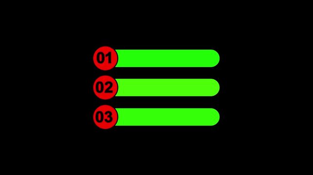 Quiz template with option selection animation on black background, question answers template, test and quiz concept, quiz game.Quiz template challenge with option selection.