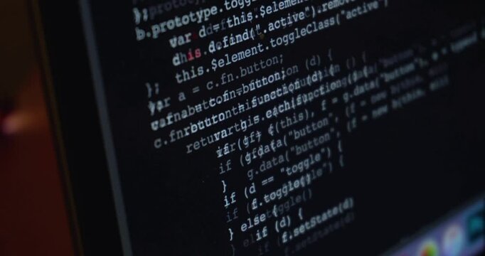 code animation technology development and hacking encrypted security