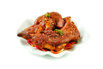 Spicy Roasted Pork Trotters - Traditional Chinese Cooking