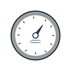 Minimalist Speedometer Icon Vector – Performance and Efficiency Concept