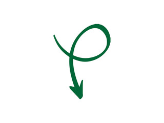 Downward Arrow icon and illustration design vector design 