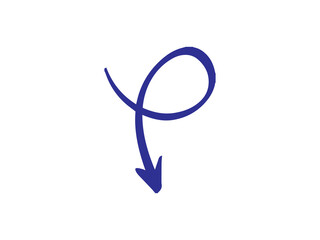 Downward Arrow icon and illustration design vector design 