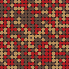 Desert Mosaic Pulse with Autumn Rhythm Array