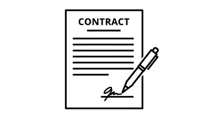 Scroll and Quill Icon – Vintage Writing, Manuscript & Literature Symbol