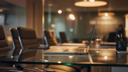 Luxury Corporate Workflow Cinematic Office Scene