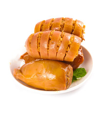 Spicy Squid Instant Snacks with Seeds - Convenient Delicious Seafood Appetizer Ready to Eat