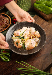 Fresh Seafood Stir-Fry with Shrimp and Scallops - Asian Cuisine