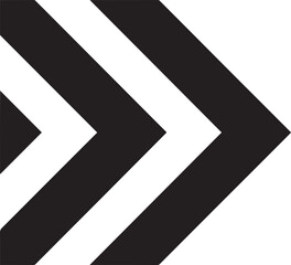 Chevron Arrow Directional Sign Vector Illustration with Transparent Background Design Element