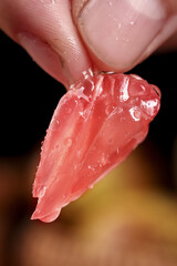 Fresh Pomelo Flesh Segment with Water Droplets, Pinghe Fujian