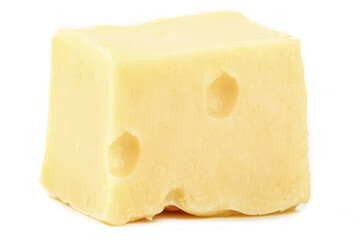 Fresh German Cheese Block with Holes
