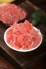 Fresh Pinghe Pomelo Fruit Still Life, Fujian Province