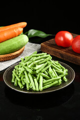 Fresh Tender Long Beans with Vegetables - Healthy Organic Food