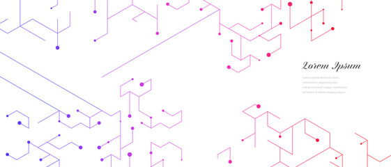 幾何学 抽象 六角形 回路 科学 テクノロジー 背景