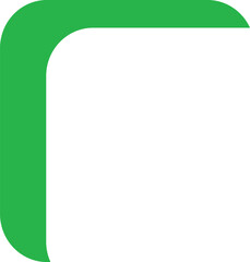 green frame for text