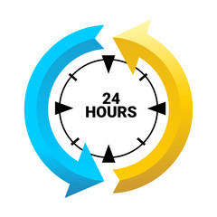 24 hours icon