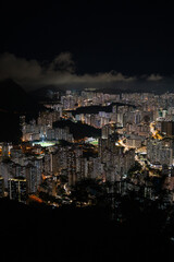 Obraz premium Hong Kong - Victoria Peak Night View.