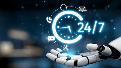 AI artificial intelligence supports 24-hour customer service with virtual assistants, real-time chat, and intelligent support tools ensuring fast, accurate, and satisfying experiences. Epoch