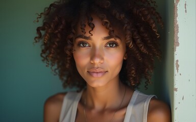 Cool Woman Portrait. High quality