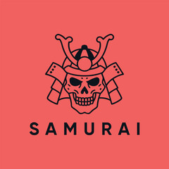Samurai – Skull Warrior Helmet Logo