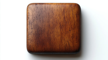 Smooth Brown Wooden Square Surface for Creative Design Projects