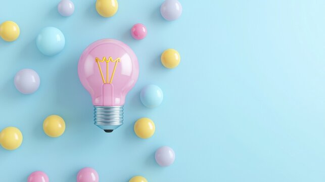 lightbulb meeting discussion whiteboard A whiteboard filled with colorful diagrams and a prominent lightbulb symbol, brainstorming session