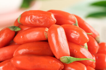 Fresh Red Goji Berries Wolfberries from Ningxia China Traditional Superfood Antioxidant Fruit