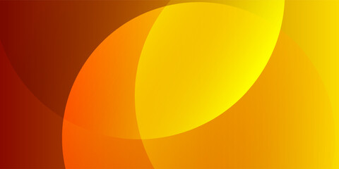 Vibrant Overlapping Circles With Warm Gradient – Abstract Geometric Background