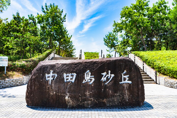 中田島砂丘 は 遠州灘海岸 にある 日本三大砂丘 の 砂丘 【 静岡県 浜松市 の 自然 風景 】