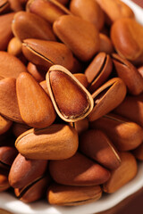 Pine Nuts Kernels in Shells - Fresh Organic Seeds for Cooking and Healthy Snacking