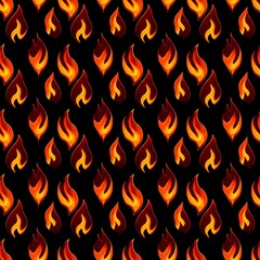 The image shows a fire or flame pattern on a black background.