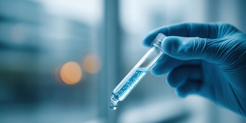 Medical testing procedure laboratory scientific content clinical environment close-up viewpoint research concept